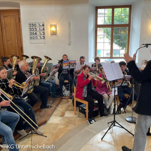 Auftritt in der Kirche Posaunenchor Untermichelbach